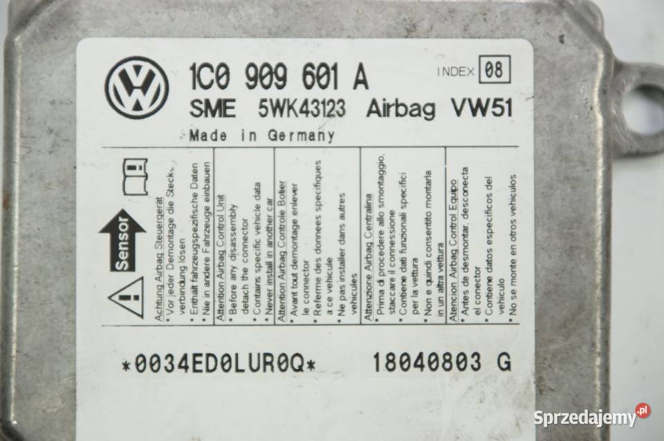 MODUŁ SKODA FABIA I 1C0909601A Lipno