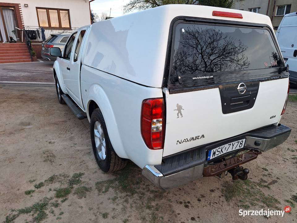Nissan NAVARA 4X4 25D 2011r 4osobowy nieuszkodzony Motoryzacja podlaskie Ciechanowiec