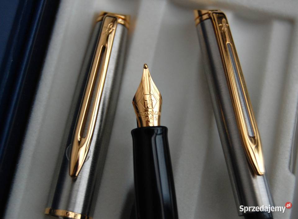 Pióro wieczne i długopis stal Hemisphere