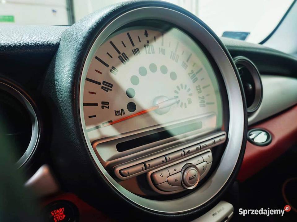 Piękny Czerwony Mini Cooper na sprzedaż radio Kraków sprzedam