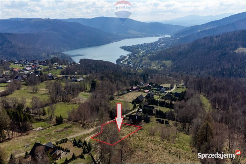 Panorama Beskidów i Jeziora z okna Twojego domu śląskie Międzybrodzie Bialskie sprzedam