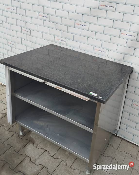 Stół z blatem granitowym i półką 692131 Warszawa
