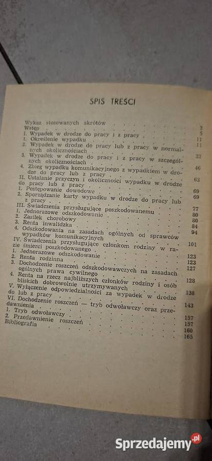 1 wydanie Józef Zych Wypadki w drodze do pracy i Łęczyca sprzedam