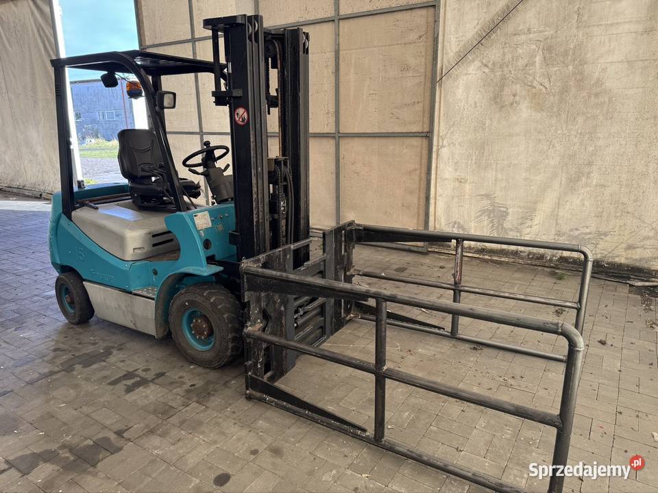 Widlak wózek widłowy Feller 15T diesel chwytak Solec Kujawski