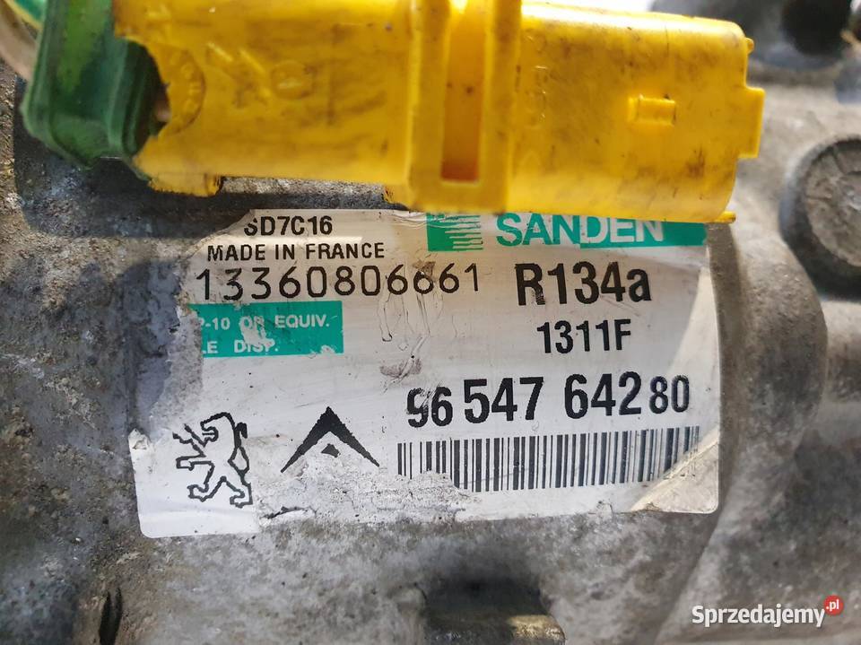 SPRĘŻARKA KLIMATYZACJI Citroen C5 III 20 HDI osobowe Kompresory klimatyzacji lubelskie