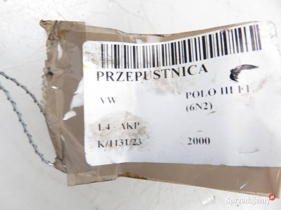 PRZEPUSTNICA VW POLO III FL 6N2 14 AKP osobowe