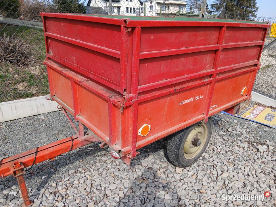 Przyczepa Przyczepka Zarejestrowana towarowe podkarpackie Krosno