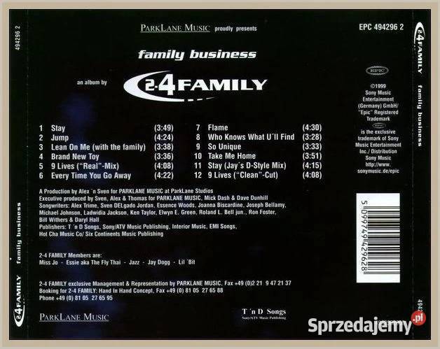 24 Family Family Business Album CD CD Płyty i kasety Muzyka małopolskie