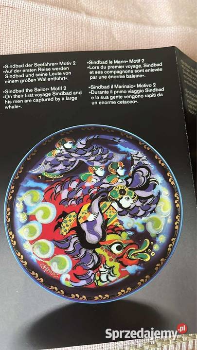 Talerzyk Rosenthal Z serii Sindbad Żeglarz Gdańsk