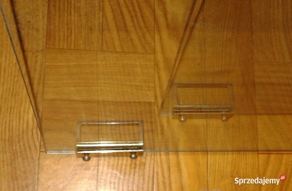 Szyby do regału Dwa skrzydła z rączkami