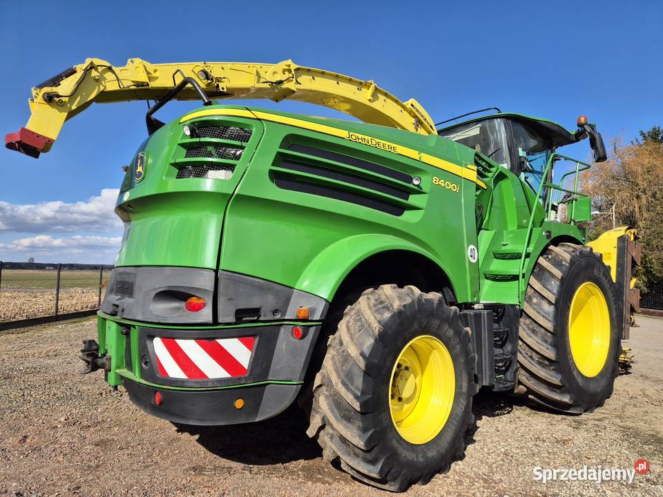 John Deere 8400i Kemper Plus 360 podbieracz639 John Deere Dziwie