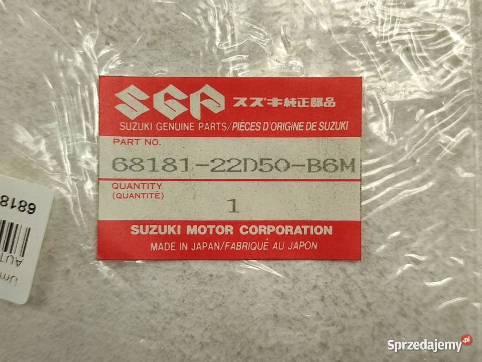 NAKLEJKA RGV LEWY BOCZEK SUZUKI RGV250 19911996