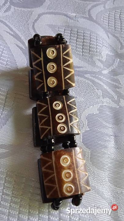 OKAZAŁE BRANSOLETY Z NATURALNEGO ROGU Piła