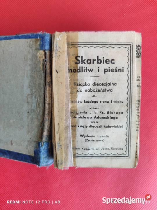 Skarbiec modlitw i pieśni wyd 3 Katowice 1948 r