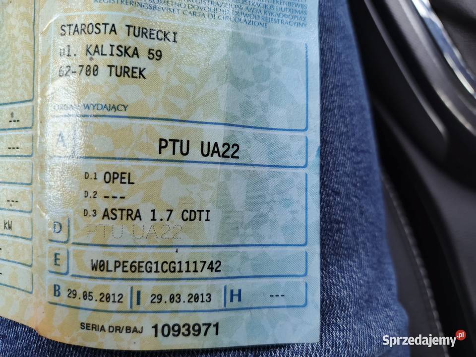 Sprzedam Turek sprzedam