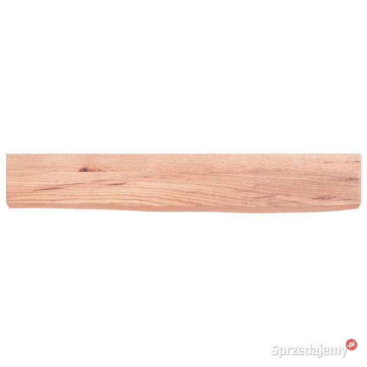 Półka jasnobrązowa 60x10x4 lakierowane lite Warszawa sprzedam