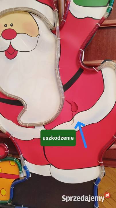 Neon Gwiazdor święta stojący wiszący