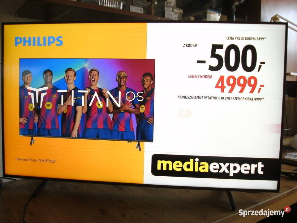 Samsung QLED 50 4K Tizen SmartTV Bezramkowiec
