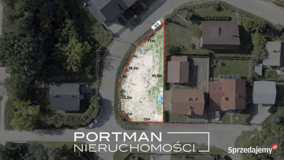 Centrum Wiązowny wszystkie media asfalt
