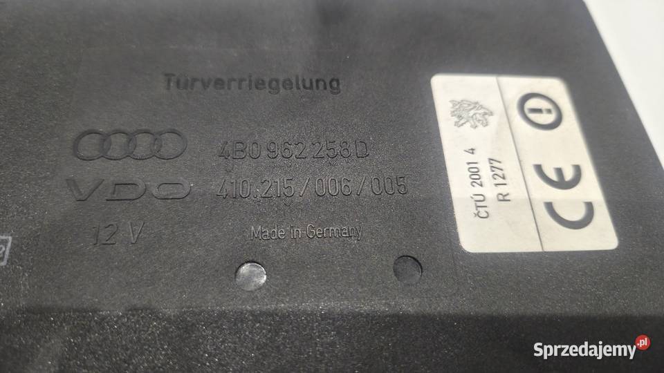 Moduł Komfortu Audi 4B0962258D 410215006005 Boguszów-Gorce