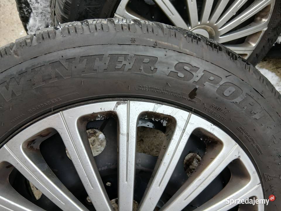 4x OPONY ZIMOWE 20555R16 Dunlop Winter Sport 6mm Szczerbice sprzedam