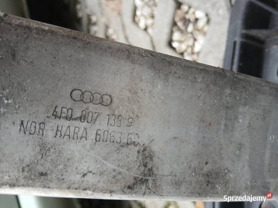 Odbój strefa zgniotu absorber sztyca przód Audi