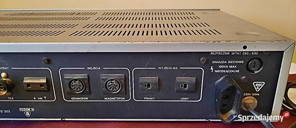 Amplituner stereo Tosca 303 radio srebrna Ostrów Wielkopolski