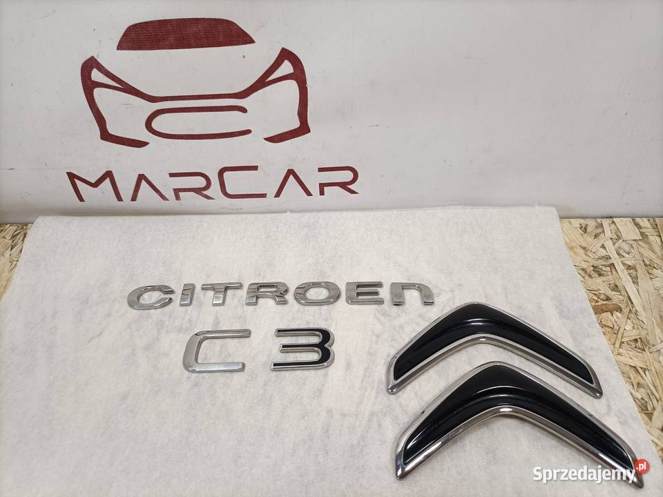 CITROEN C3 III NAPIS ZNACZEK LOGO EMBLEMAT KLAPY osobowe Pleszew