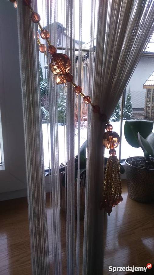 Chwostsznurupinacz do firanzasłonkoraliki odcienie pomarańczowego  Radom sprzedam