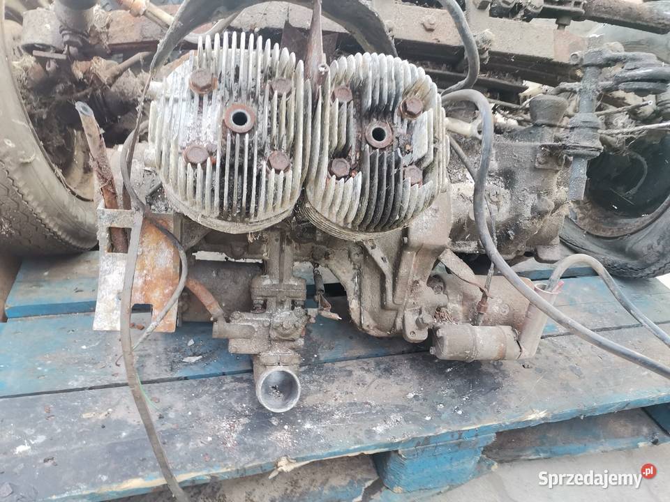 Silnik ze skrzynią sanki zawieszenie trabant 601 Gubin
