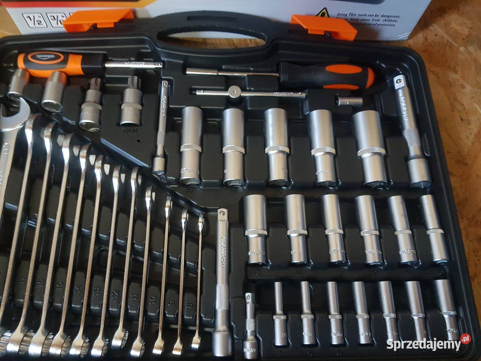 Klucze nasadowe CRAMP 219 elementów Głogowa