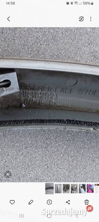 Pajero Sport I Shogun Listwa zderzaka lewy przód dolnośląskie Byków sprzedam