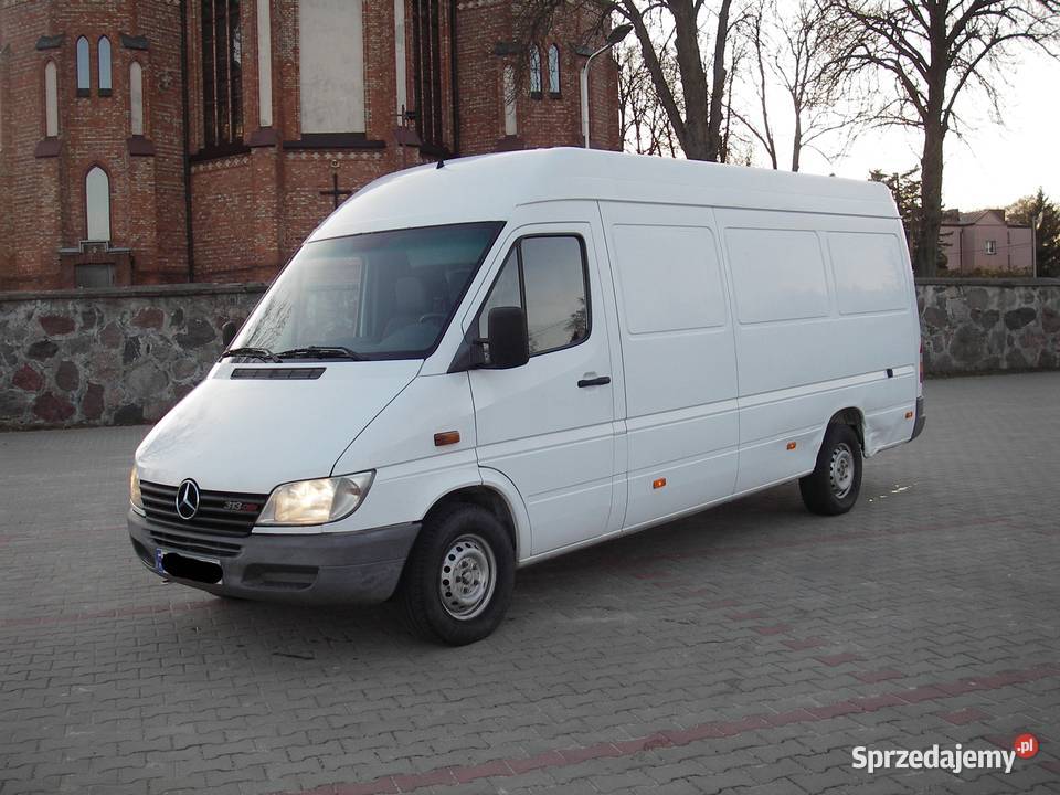 Mercedes Sprinter 313cdi 1WŁ długi MAXI wysoki nawigacja GPS Ostrów Mazowiecka