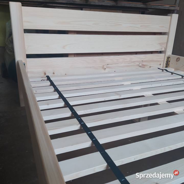 Nowe wytrzymałe łóżko sosnowe 140x200 na podkarpackie Nisko
