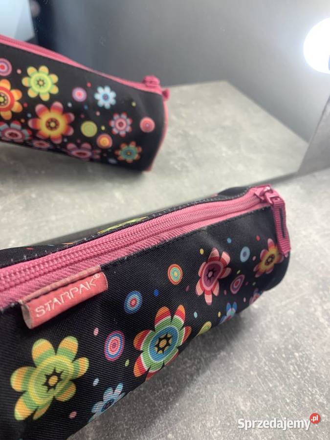 Piórnik kwiatki HIT jedna komora tuba Jasło