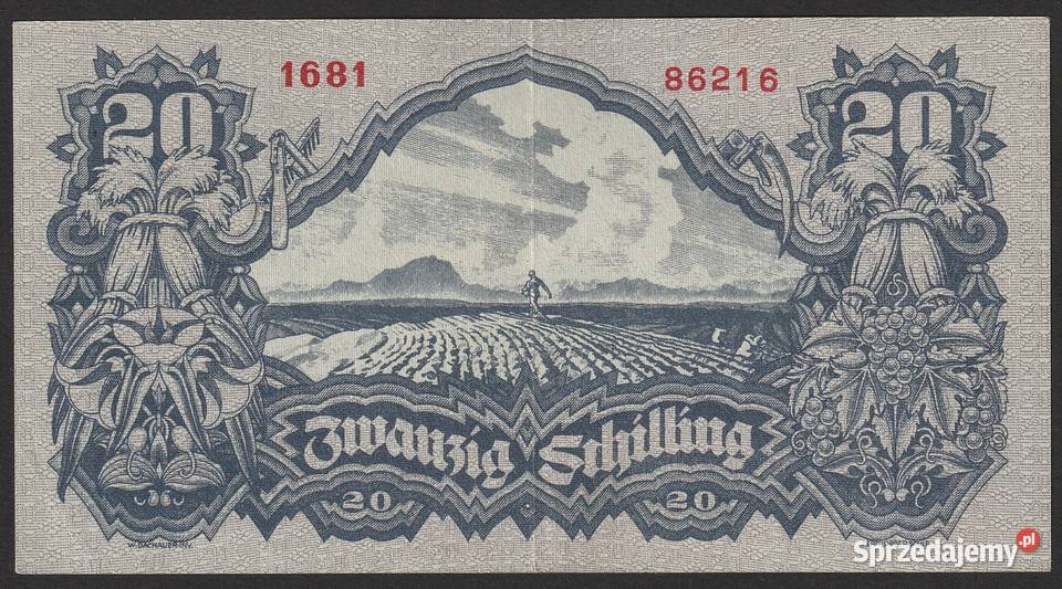 AUSTRIA 20 SCHILLING 1945