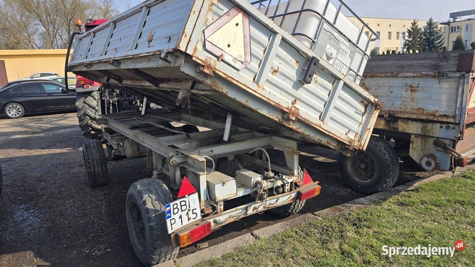 Przyczepa wywrotka d47 zarejestrowana d 732 Rok produkcji 1988 Siedlce