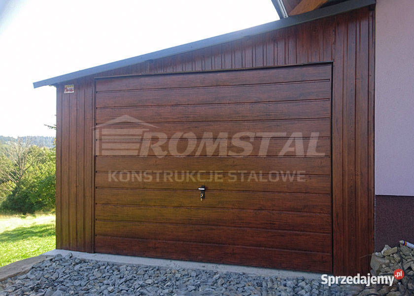 Mały Garaż Blaszany 4x6 Blaszak Garaże Romstal Żywiec