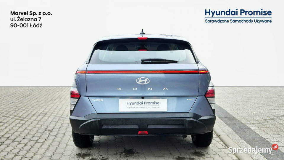 Hyundai Kona 16 TGDI HEV 6DCT 141 WersjaSmart asystent pasa ruchu Łódź