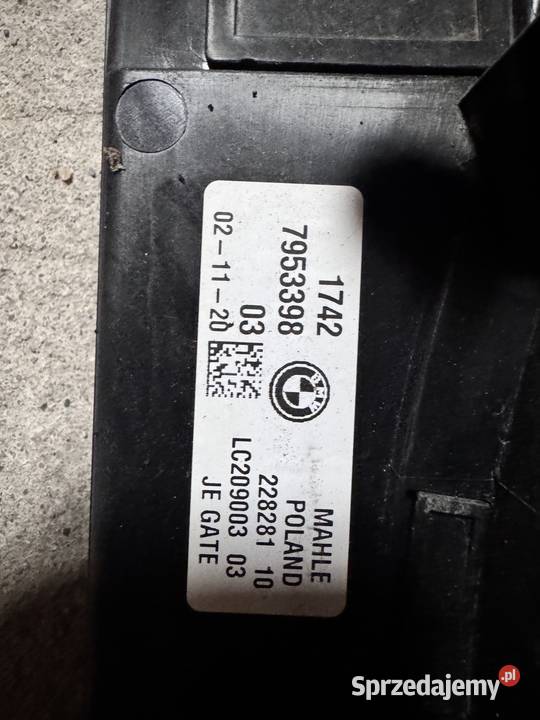 Wentylator chłodnic BMW G14 G15 G16 850M Tenczynek