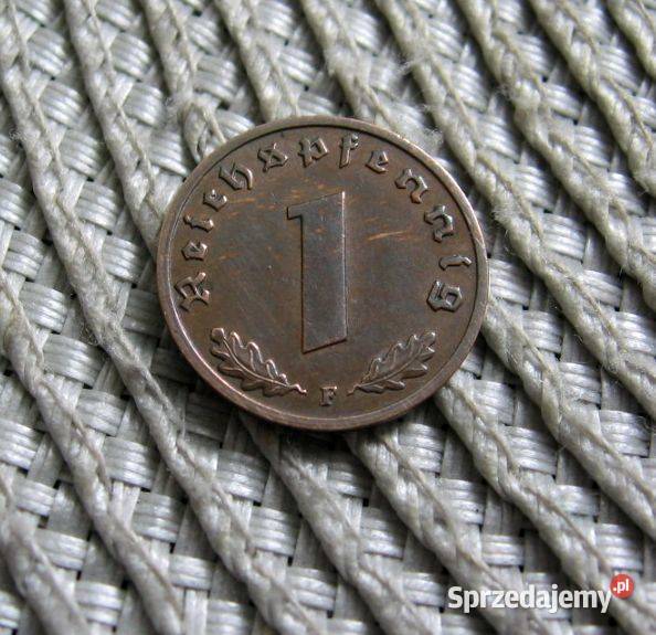 Niemcy 1 Reichspfennig 1938r F Kalisz