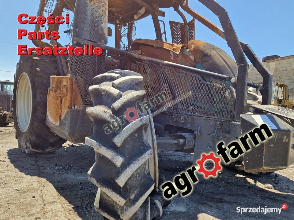 Valtra N174S części skrzynia biegów most przedni