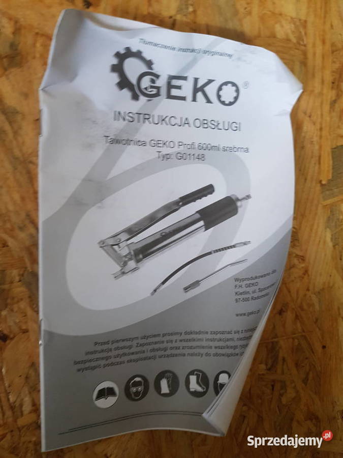 Towotnica GEKO Profi 600ml srebrna smarownica Głogowa