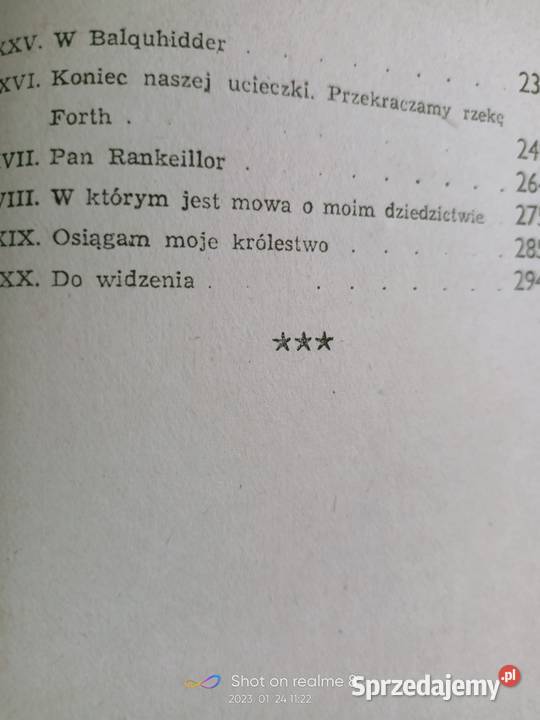 Stevenson Porwany młodu księgarnia antykwariat Warszawa