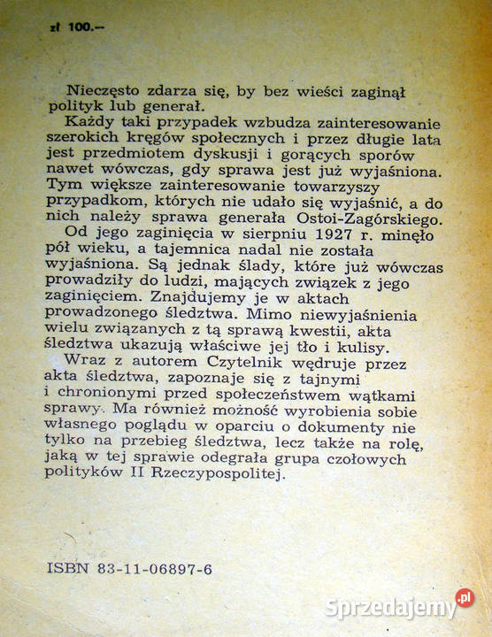 Tajemnice śledztwa KO104227 Sprawa gen Limanowa