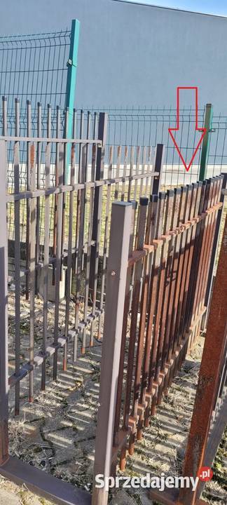 Przęsło ogrodzeniowe 165x120 powystawowe Zamość