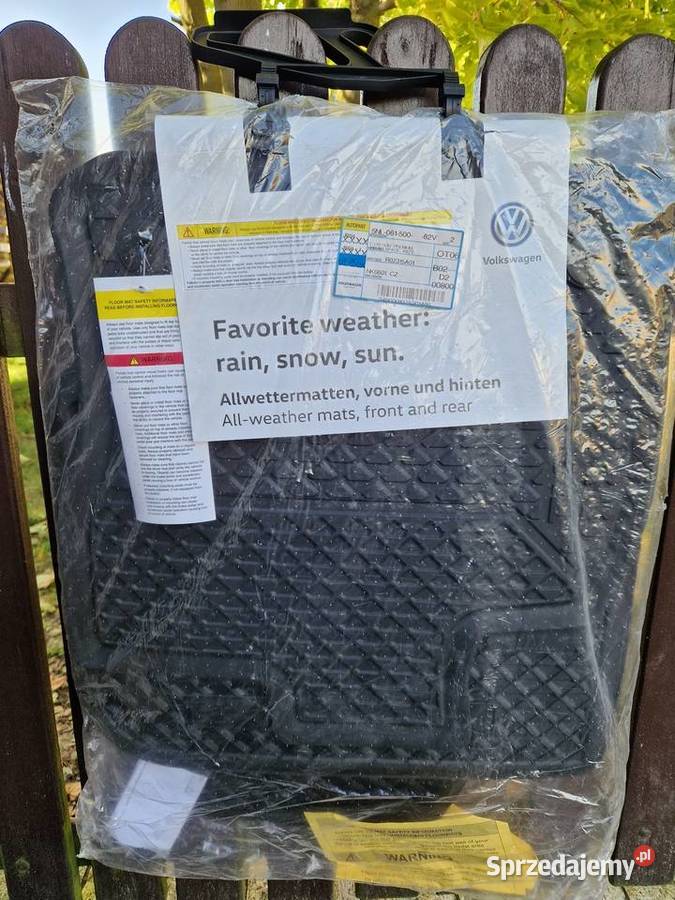 Nowe Orginalne dywaniki gumowe Tiguan Dywaniki Przymiłowice