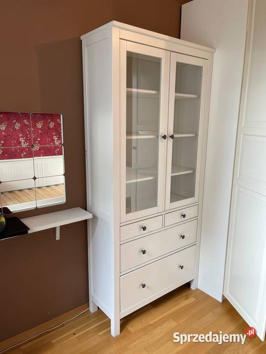 Witryna IKEA Hemnes biała 2drzwiowa Warszawa sprzedam