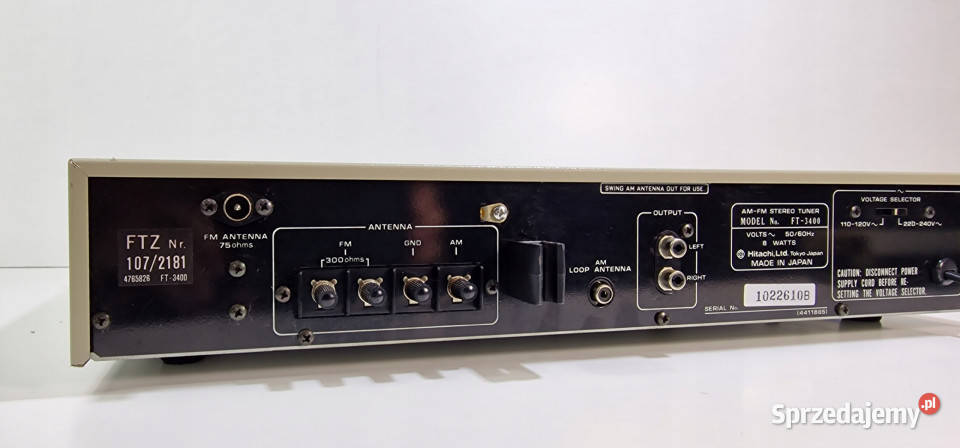 Hitachi FT3400 FT 3400 TUNER cyfrowy radio audio