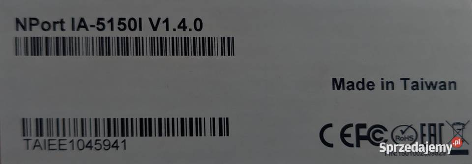 Serwer portów MOXA NPort IA5150I Industrial Warszawa sprzedam